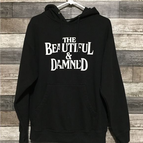 G Eazy The Beautiful And Damned Album Hoodie Men’s M Black White Pullover - Picture 4 of 7
